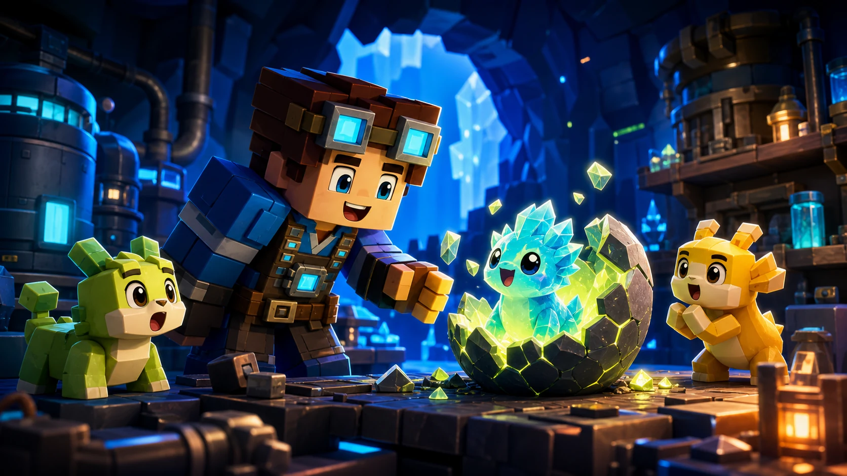 Crystal discovery simulator thumbnail created with ThumbBlox